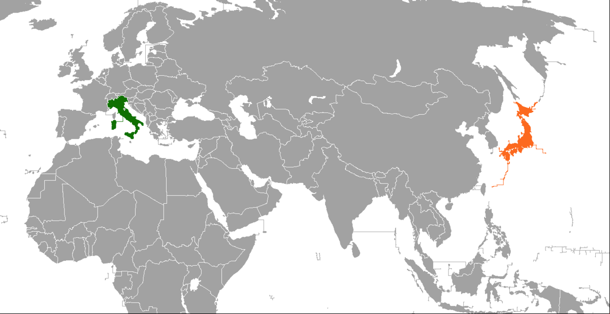 italy From japan to